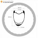 375±15g Ruota in Carbonio Ultralight a Forma di Onda Asimmetrica 700C 40x28mm Tubeless per Gravel 375±15g Ruota in Carbonio Ultralight a Forma di Onda Asimmetrica 700C 40x28mm Tubeless per Gravel
